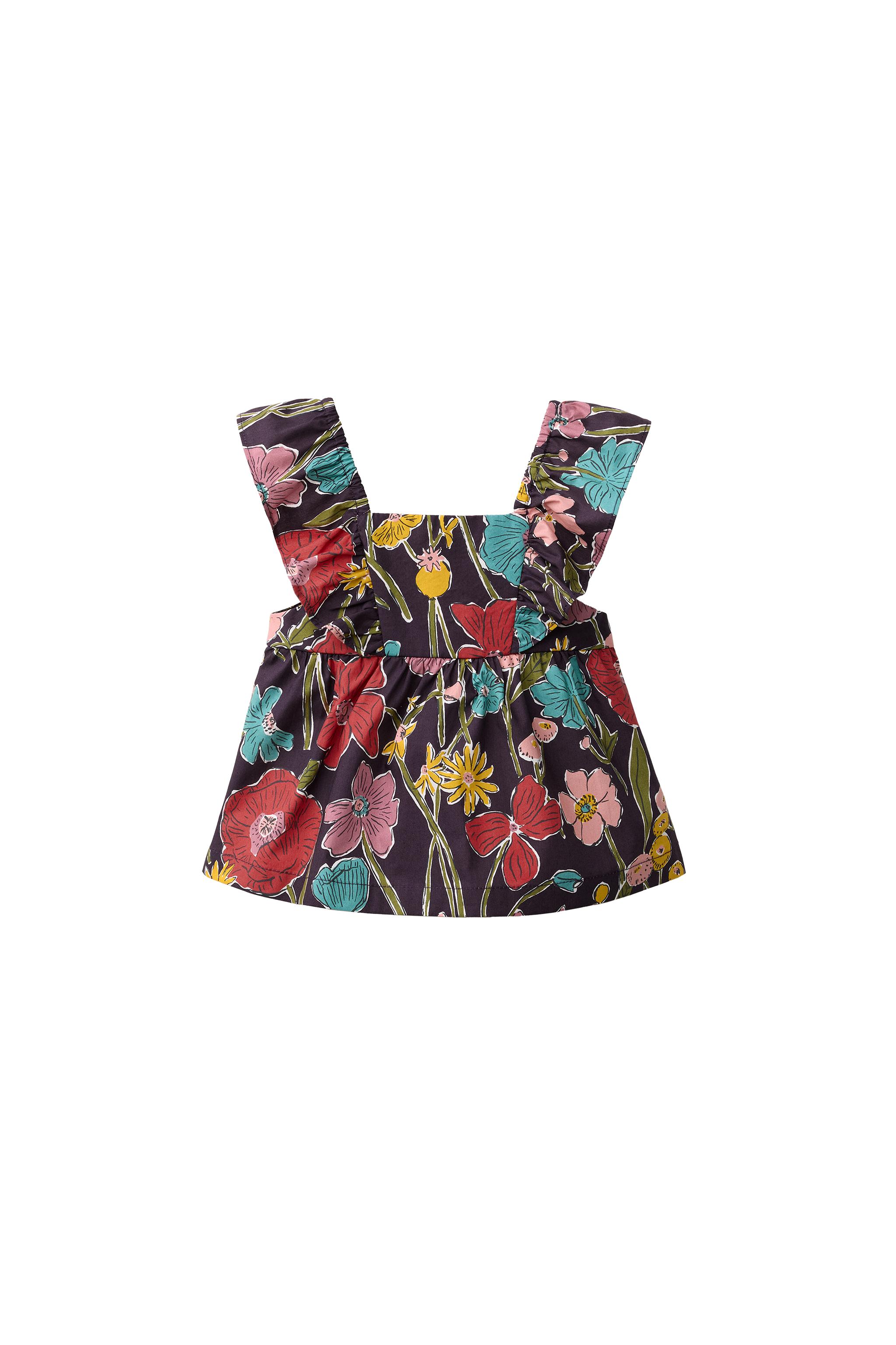 FLORAL PRINT TOP MADE WITH LIBERTY FABRIC
